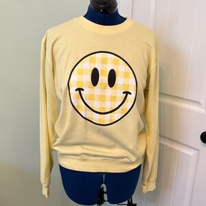 Cheerful Yellow Smiley Face Sweatshirt